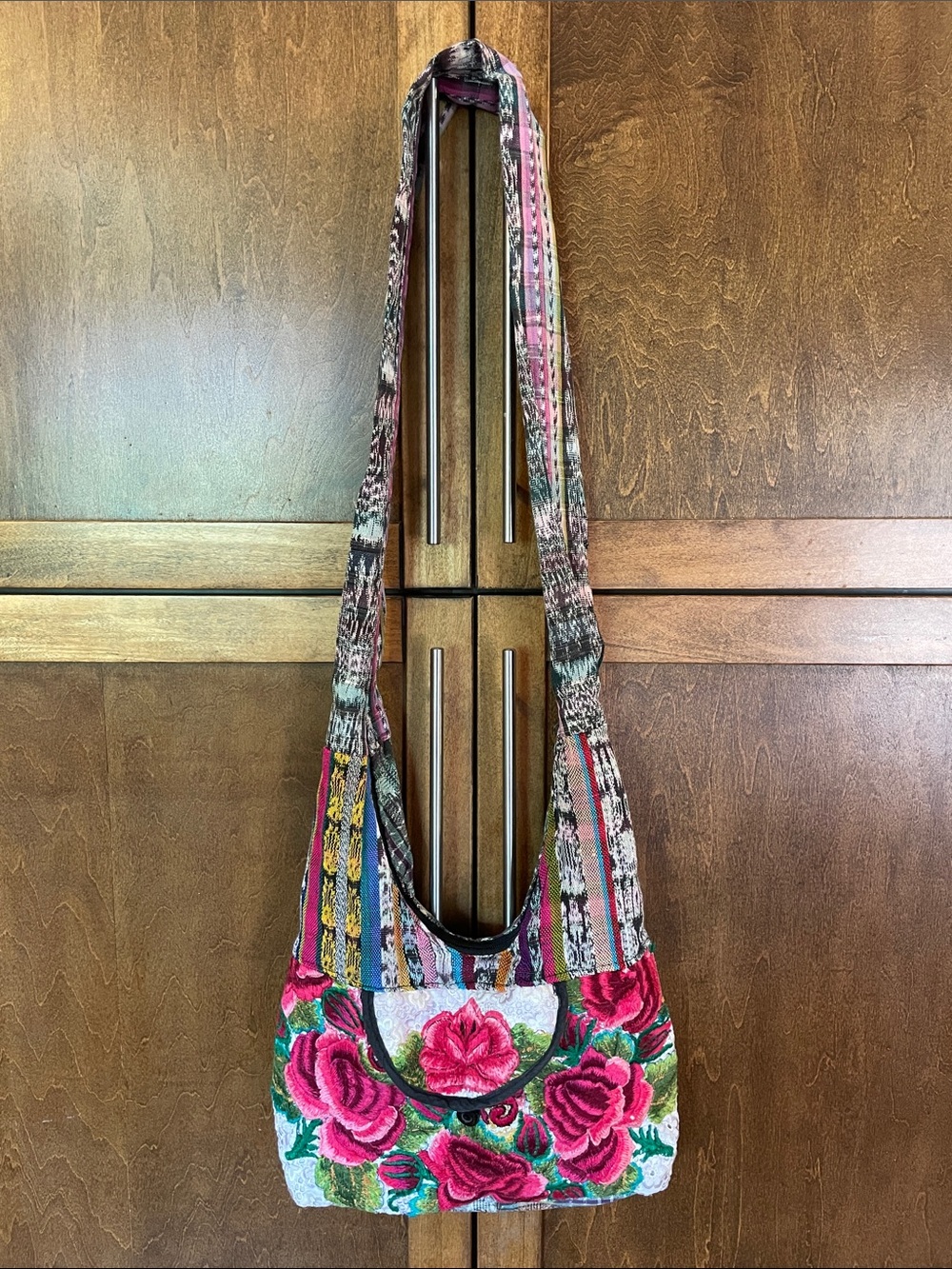 Handcrafted Floral Crossbody Bohemian Bag